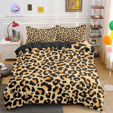Housse de Couette Léopard Peau d'Animal